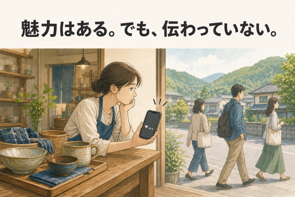 魅力はあるのに発信が届かず悩む鳥取の事業者